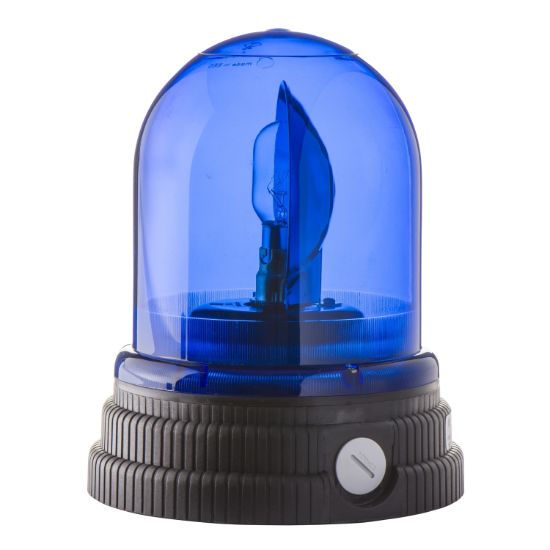 Picture of rotating mirror beacon XVR - Ø 165 - blue - 70 W - 24 V AC DC