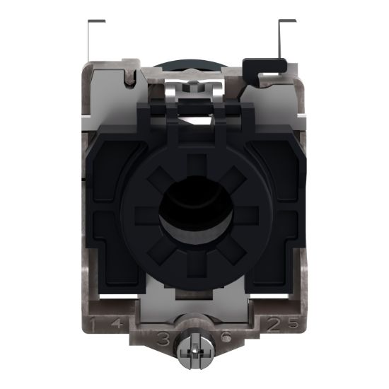 Picture of Potentiometer head, Harmony XB4, metal,black, 22mm, for use with 6.35mm shaft