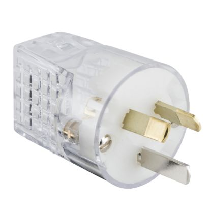 Picture of Quick connect Plug, Standard Series, Straight, 3 PIN, 10A, 250V