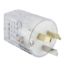 Picture of Quick connect Plug, Standard Series, Straight, 3 PIN, 10A, 250V