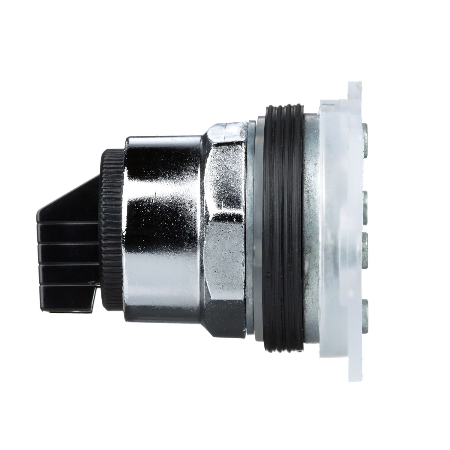 Picture of Head for selector switch, Harmony 9001K, metal, standard handle, black, 30mm, 4 positions, stay put