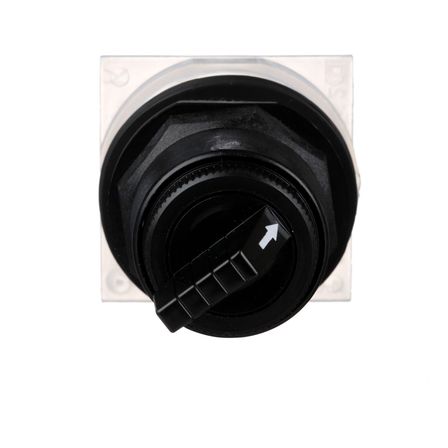 Picture of Head for selector switch, Harmony 9001SK, plastic, standard handle, black, 30mm, 2 positions, stay put