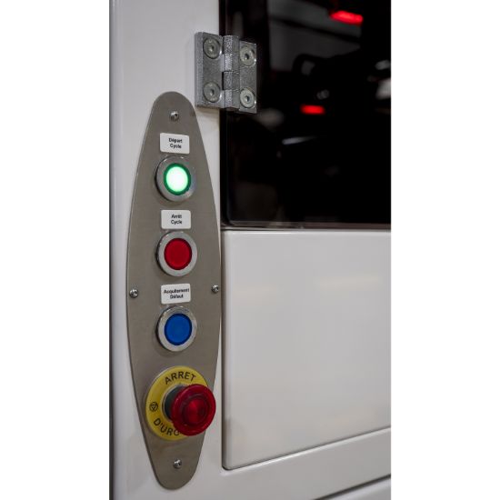 Picture of Round guard for 40mm Emergency stop, Harmony XB4, plastic, yellow, 76.2mm