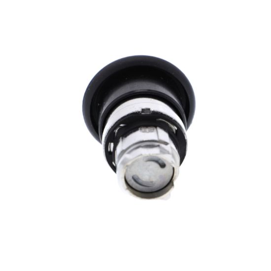Picture of Head for non illuminated pushbutton, Harmony XB4, mushroom 40mm, metal, black, 22mm, spring return