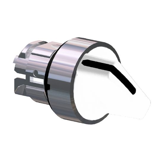 Picture of Head for selector switch, Harmony XB4, XB5, white Ø22 mm 2 position stay put