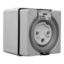 Picture of Surface Socket, Clipsal - 56 Series, IP66, 250V 32A - 3 Round Pins