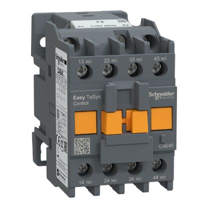 Picture of Control relay,Easy TeSys Control,CAE,4NO,<=690V,110V AC 50Hz coil