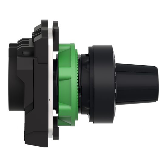 Picture of Potentiometer head, Harmony XB5, plastic,black, 22mm, for use with 6.35mm shaft