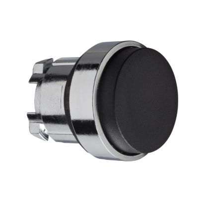 Picture of Head for non illuminated push button, Harmony XB4, black projecting pushbutton 22mm push unmarked