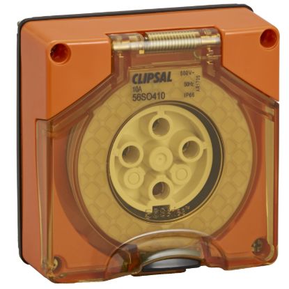 Picture of Socket Outlet, Clipsal - 56 Series, Surface 4P Round 10A Less Enclosure