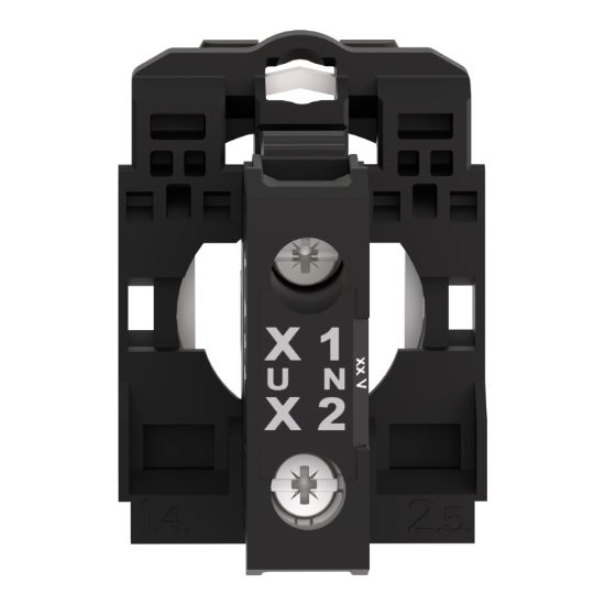 Picture of Complete body/light block assembly, Harmony XB5, universal LED, screw clamp terminals, 24V