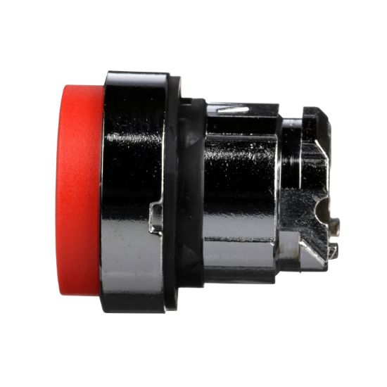 Picture of Push button head, Harmony XB4, metal, projecting, red, 22mm, spring return, unmarked