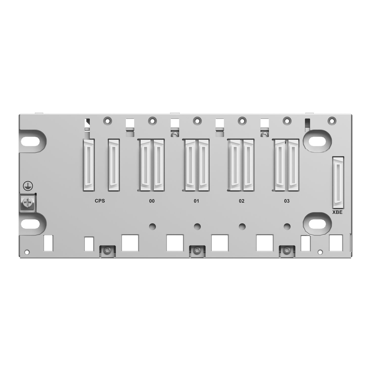 Picture of rack, Modicon X80, 4 slots, Ethernet backplane
