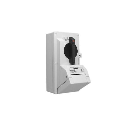 Picture of Switched Socket Outlet, 66 Series, 500V, 63A, 4 Round PIN, IP66