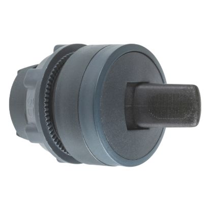 Picture of Head for selector switch, Harmony XB5, black Ø22 mm 2 position spring return