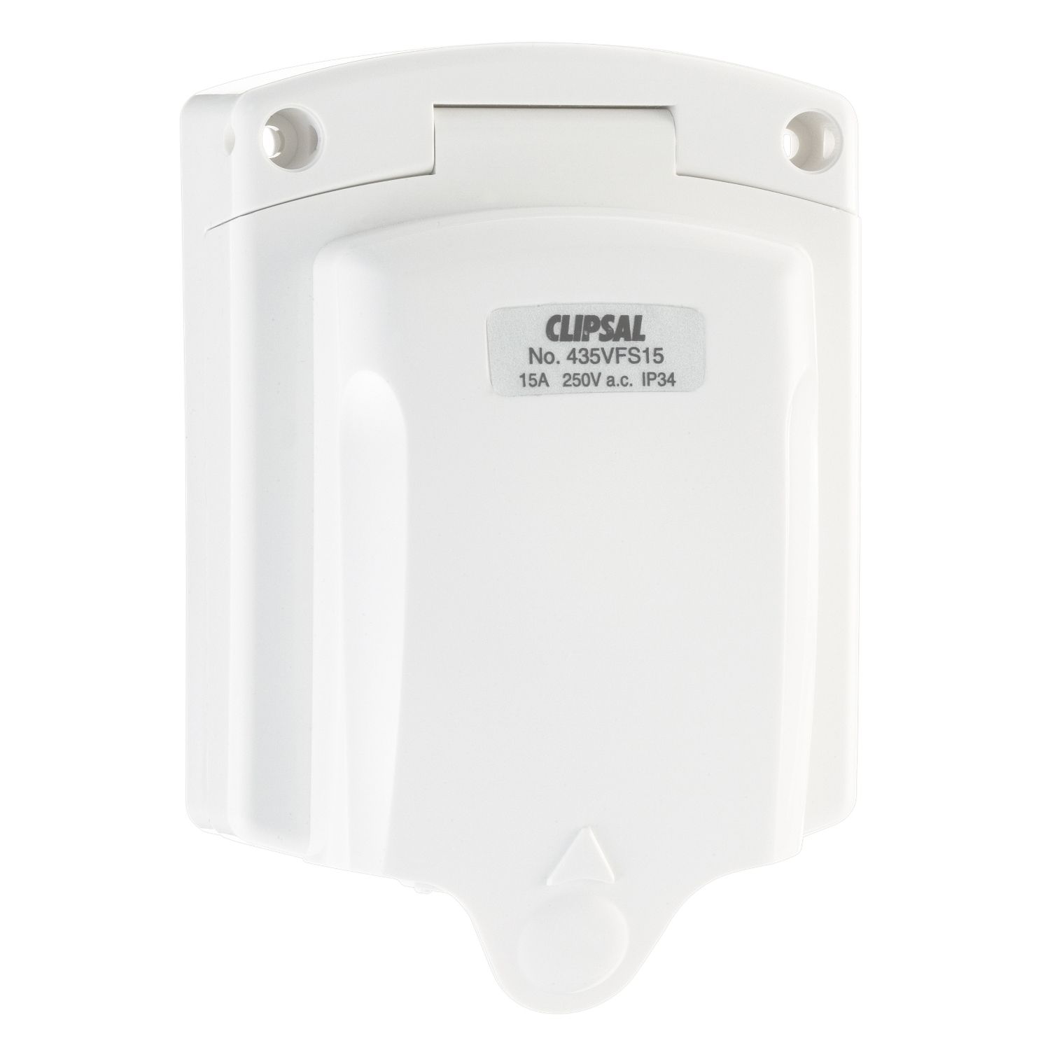 Picture of Socket Inlet, Standard Series, 3 PIN, 15A, 250V, IP34, Weatherproof Flap