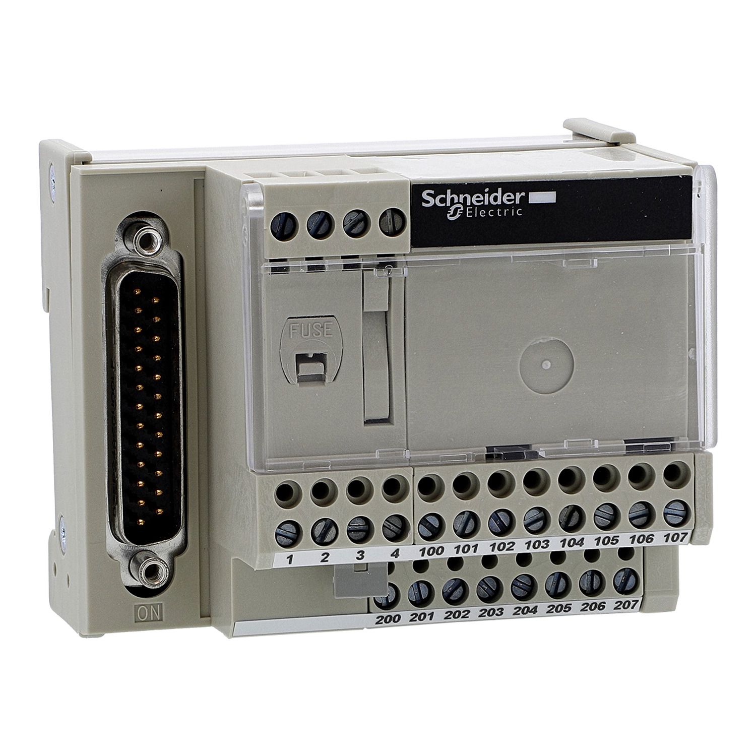 Picture of connection sub-base ABE7 - for distribution of 4 analog output channels