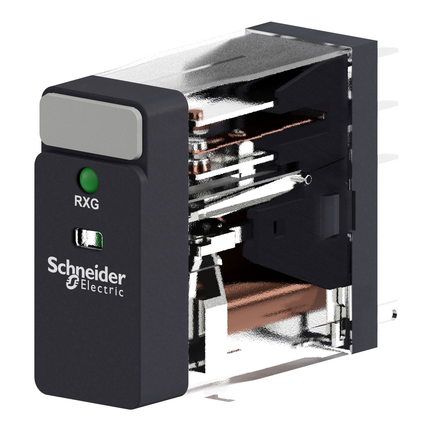 Picture of Interface plug in relay, Harmony Electromechanical Relays, 5A, 2CO, with LED, 24V AC