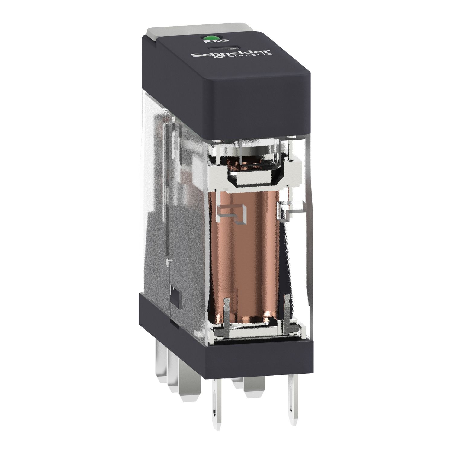 Picture of interface plug in relay, Harmony Electromechanical Relays, 5A, 2CO, with LED, 220V AC