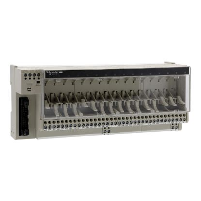 Picture of sub-base for plug-in relay ABE7 - 16 channels - relay 10 mm