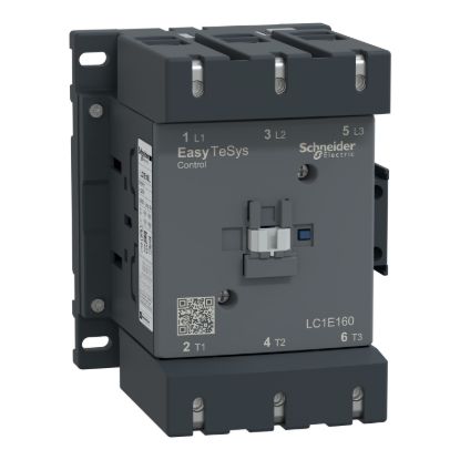 Picture of Contactor,Easy TeSys Control,LC1E,3P(3NO),AC-3,<=440V,160A,220V AC coil,50Hz