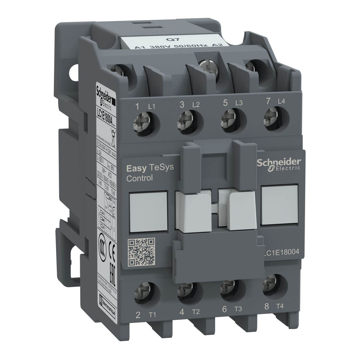 Picture of Contactor,Easy TeSys Control,LC1E,4P(4NO),AC-1 32A,380V