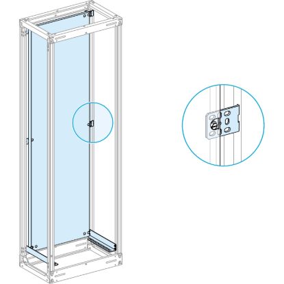 Picture of Plain backplate, 36 modules 510 mm wide