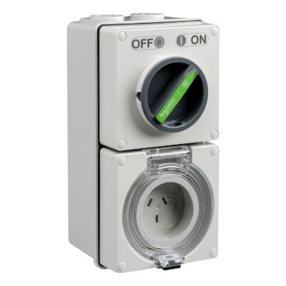 Picture of Switched Socket, Easy56, 3 Pin, 10A, 250V