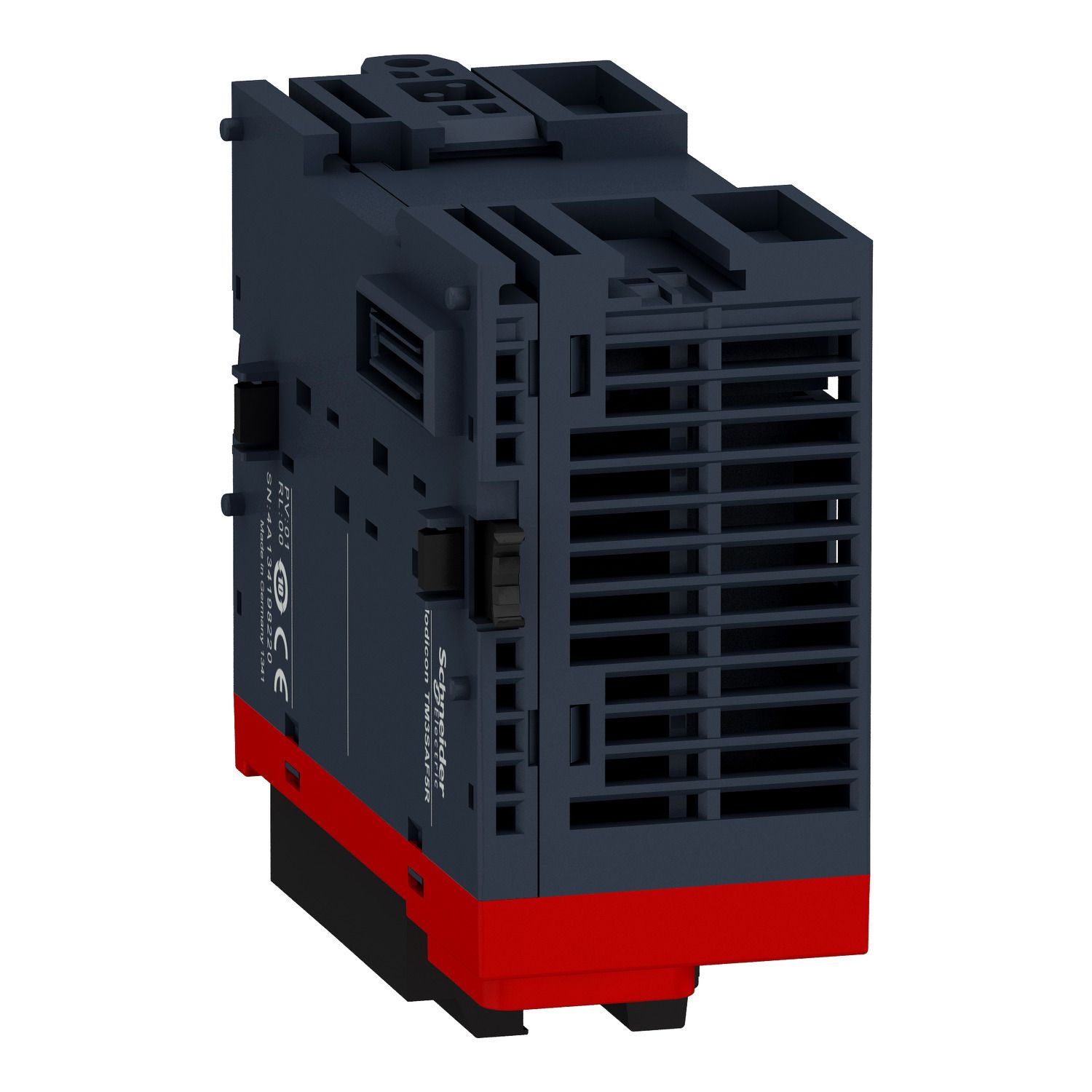 Picture of Safety module, Modicon TM3, 1 Function, Cat 4 PL e/SIL CL3 (screw) 24 VDC