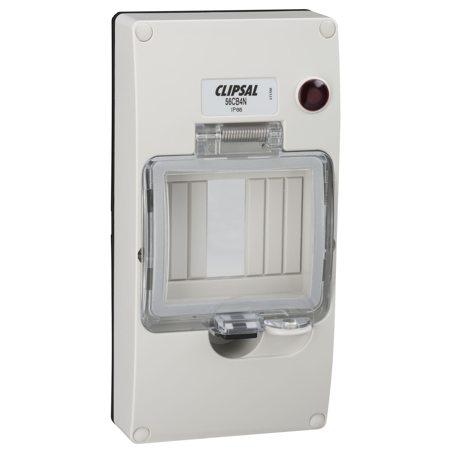 Picture of Mounting Cover Kit, Clipsal - 56 Series, 4 Module, with 240/415V Neon