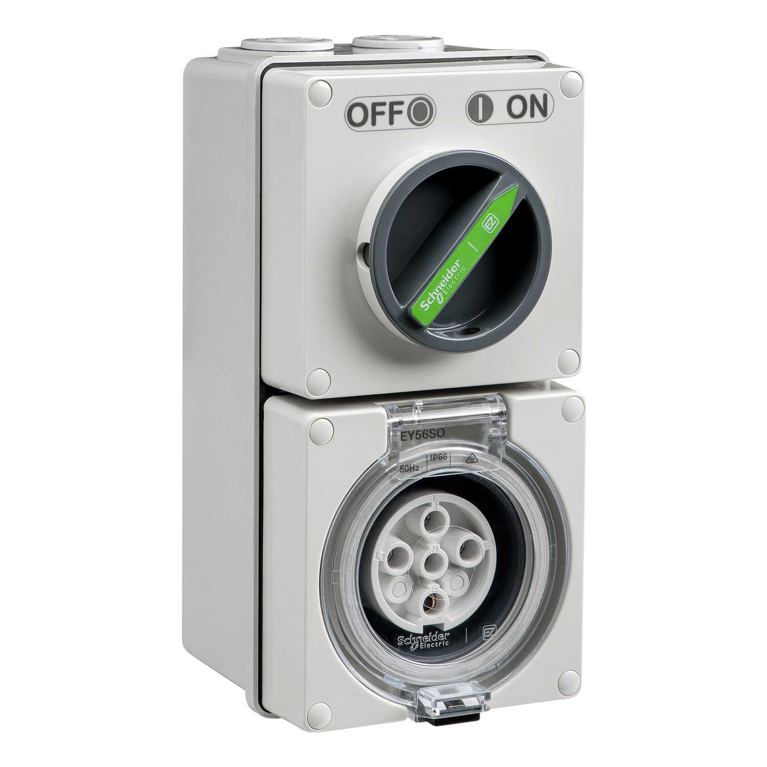 Picture of Switched Socket, Easy56, 5 Pin, 10A, 500V