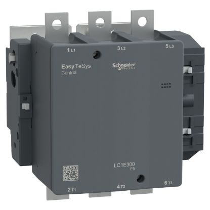 Picture of Contactor,Easy TeSys Control,LC1E,3P(3NO),AC-3,<=440V,300A,110V AC coil,50Hz