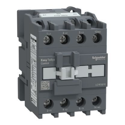 Picture of Contactor,Easy TeSys Control,LC1E,3P(3NO),AC-3,<=440V,32A,415V AC coil,50Hz,1NO auxiliary contact