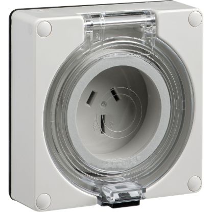 Picture of Socket, Easy56, 3 Pin, 15A, 250V, Less Enclosure