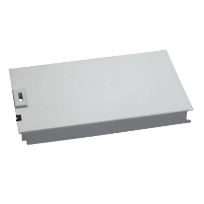 Picture of Plain metallic front plate, 22 modules, RAL 7035, H150xW500mm