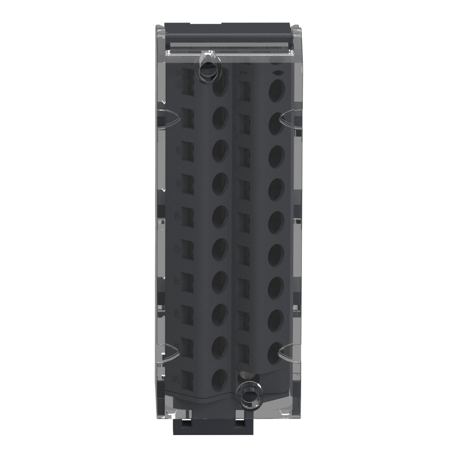 Picture of terminal block, Modicon X80, 20-pin removable screw clamp, 1 or 2 x 0.34..1.5mm2