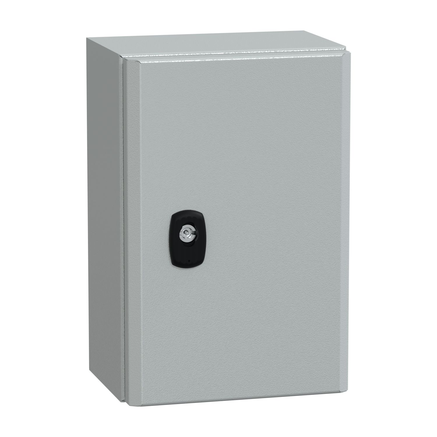 Picture of Wall mounted steel enclosure, Spacial S3D, plain door, with mounting plate, 300x200x150mm, IP66, IK10