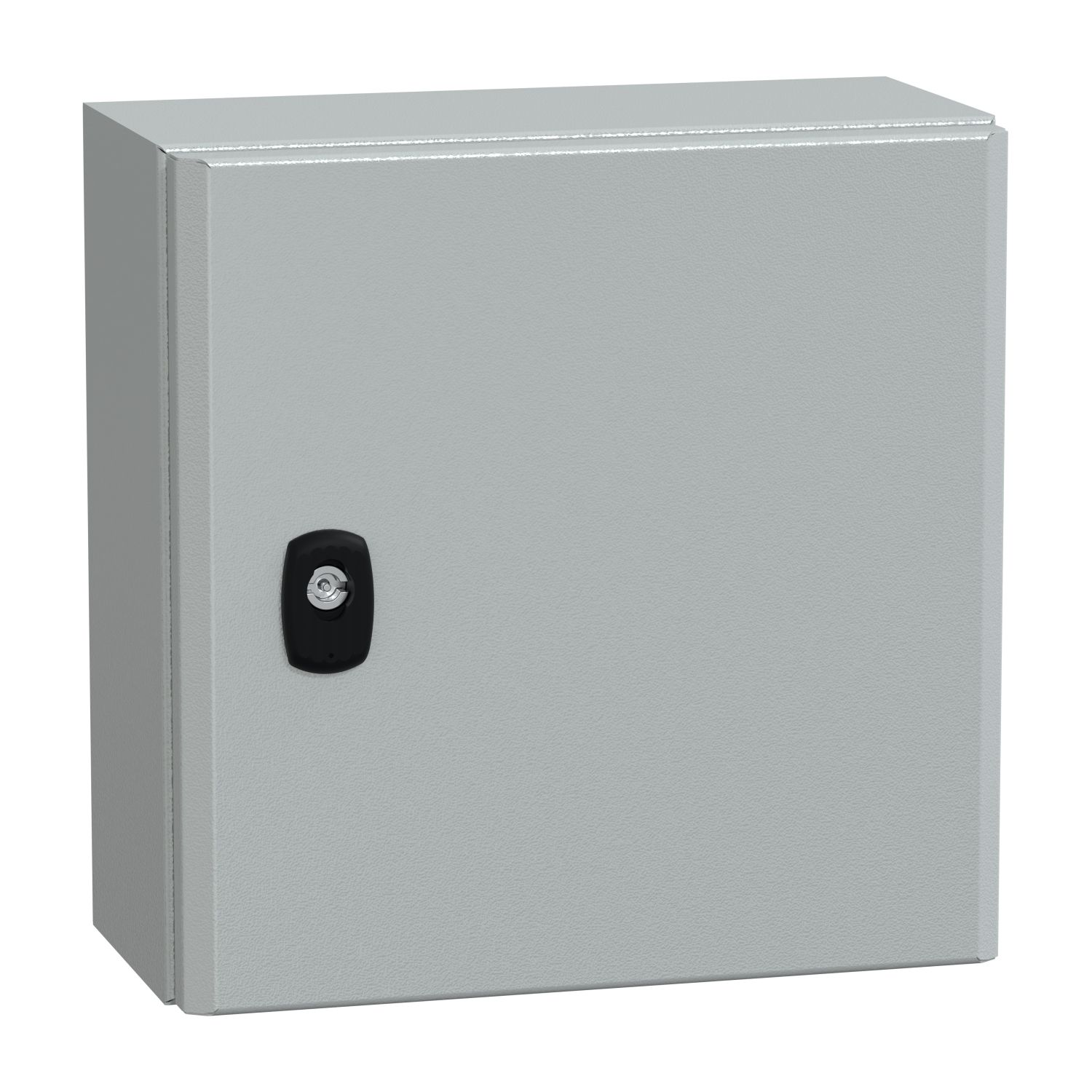 Picture of Wall mounted steel enclosure, Spacial S3D, plain door, with mounting plate, 300x300x150mm, IP66, IK10