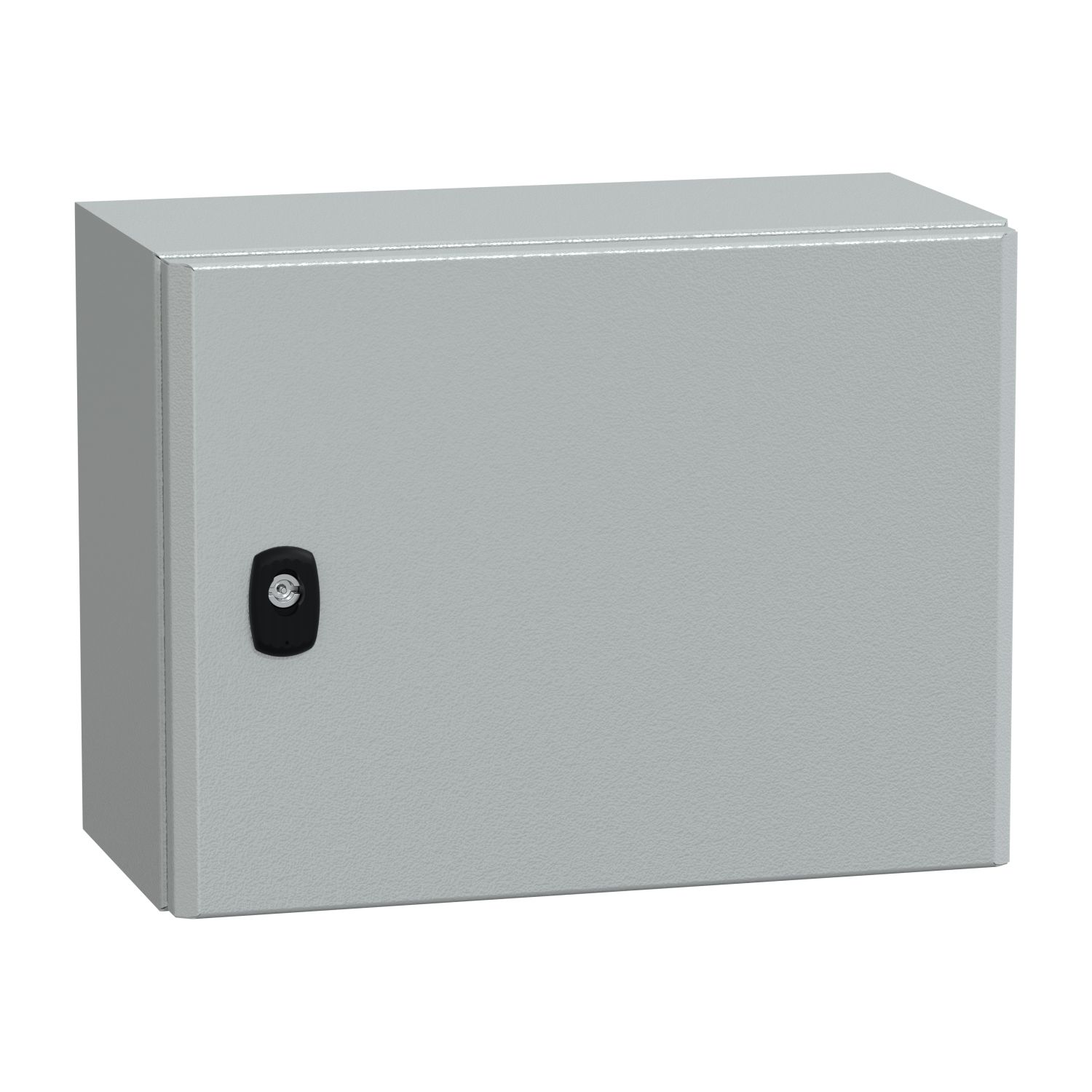 Picture of Wall mounted steel enclosure, Spacial S3D, plain door, with mounting plate, 300x400x200mm, IP66, IK10