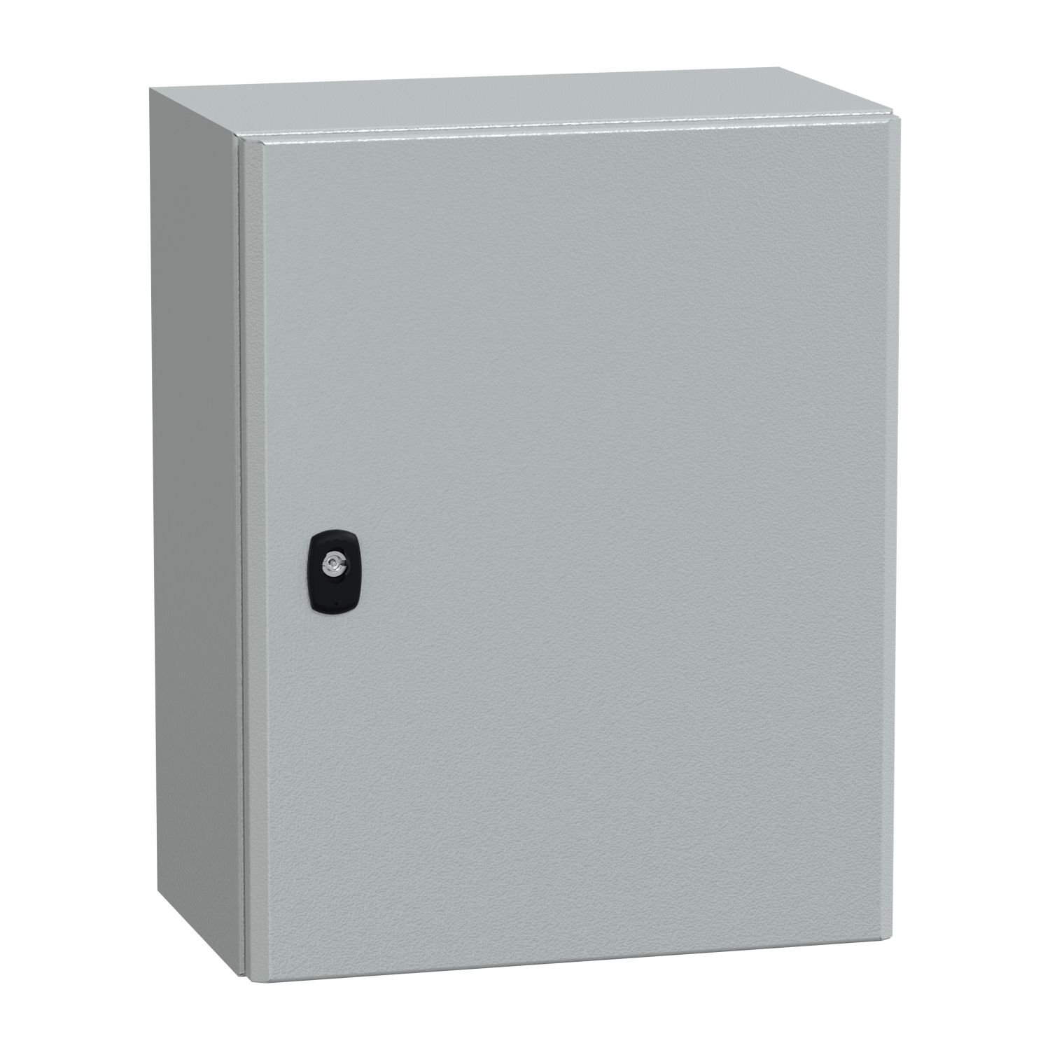 Picture of Wall mounted steel enclosure, Spacial S3D, plain door, with mounting plate, 500x400x250mm, IP66, IK10