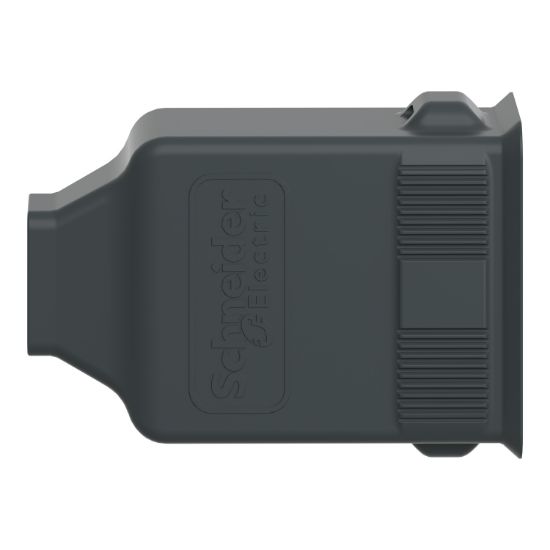 Picture of Protective boot, Harmony XB4, for contact blocks, plastic, black