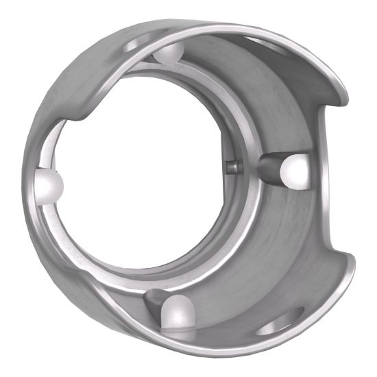 Picture of Padlockable guard for mushroom head 40mm, Harmony XB4, metal, chromium plated