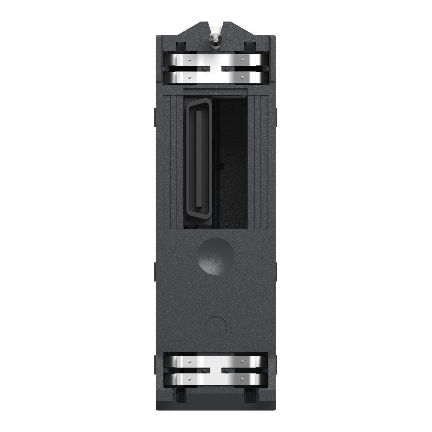 Picture of discrete mixed IO module, Modicon X80, 16 inputs, 16 outputs, 24V DC positive