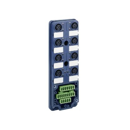 Picture of IP67 passive splitter box - with 8 channels M12 connector
