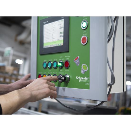 Picture of Block for test light function with integral LED, Harmony XB4, double, 48...230V AC