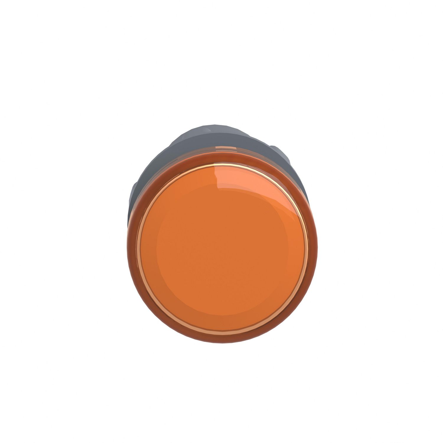 Picture of Monolithic pilot light, Easy Harmony XA2, plastic, amber, 22mm, integral LED, screw clamp terminals, 220V DC