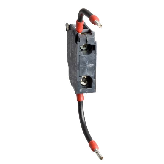 Picture of Harmony XB4, LED suppressor for light block with integral LED, plastic, black, screw clamp terminal, 120 V AC