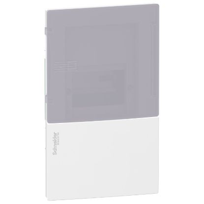 Picture of Enclosure, Resi9 MP, flush mounting, 1 row of 4 modules, IP40, translucid door, 1 earth terminal block