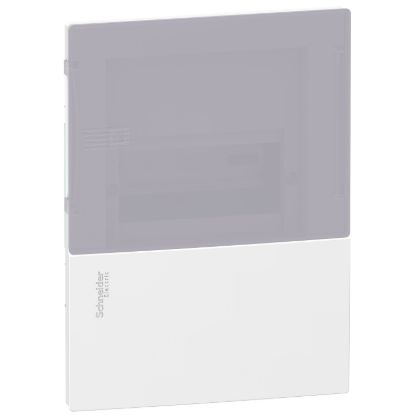 Picture of Enclosure, Resi9 MP, flush mounting, 1 row of 6 modules, IP40, translucid door, 1 earth terminal block