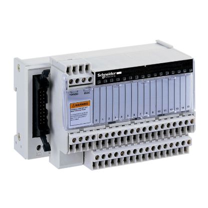 Picture of passive connection sub-base ABE7 - 16 type 2 inputs - Led